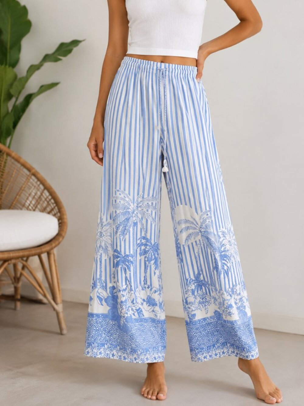 💙🌴NWT-BLUEISLAND TROPICAL PANT 💙🌴